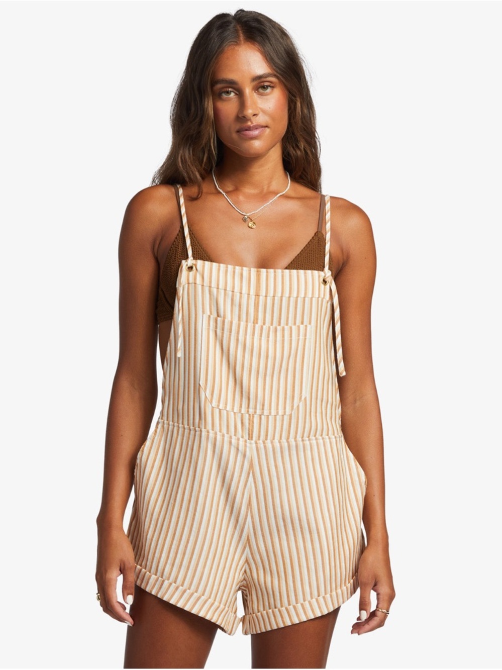 Billabong Wild Pursuit Shortalls Women’s Overalls Shorts Festival Boho Casual S